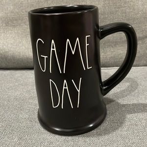🆕 RAE DUNN BLACK GAME DAY MUG